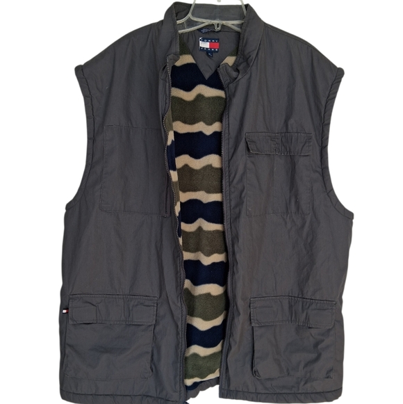 Tommy Hilfiger Men's Blanket Lined Vest Size XL Grey - Picture 4 of 7